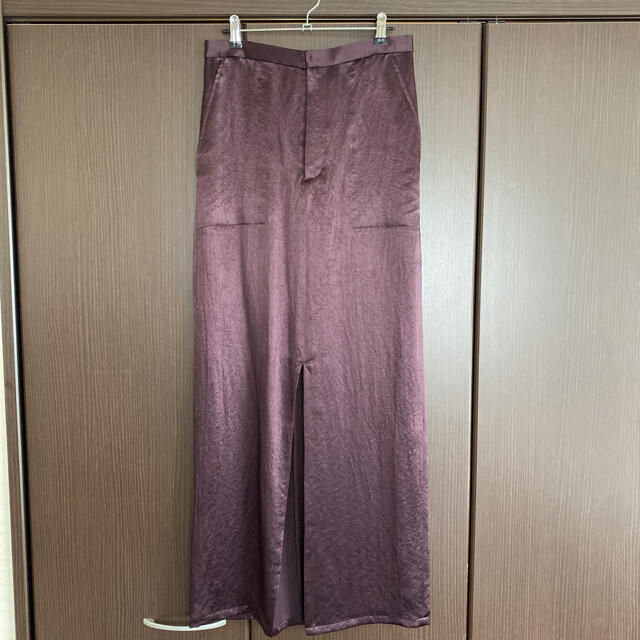 GALLARDA GALANTE(ガリャルダガランテ)のヴィンテージサテンスカート レディースのスカート(ロングスカート)の商品写真