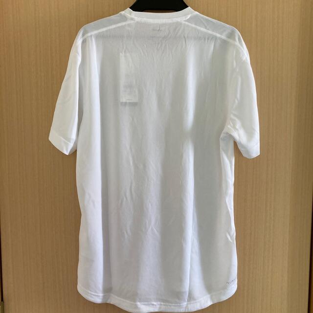 adidas(アディダス)のadidas 白Tシャツ CLIMALITE スポーツ/アウトドアのトレーニング/エクササイズ(トレーニング用品)の商品写真