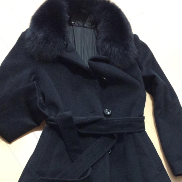 RU(アールユー)のRU✴︎アンゴラ混コート✴︎ レディースのジャケット/アウター(ロングコート)の商品写真