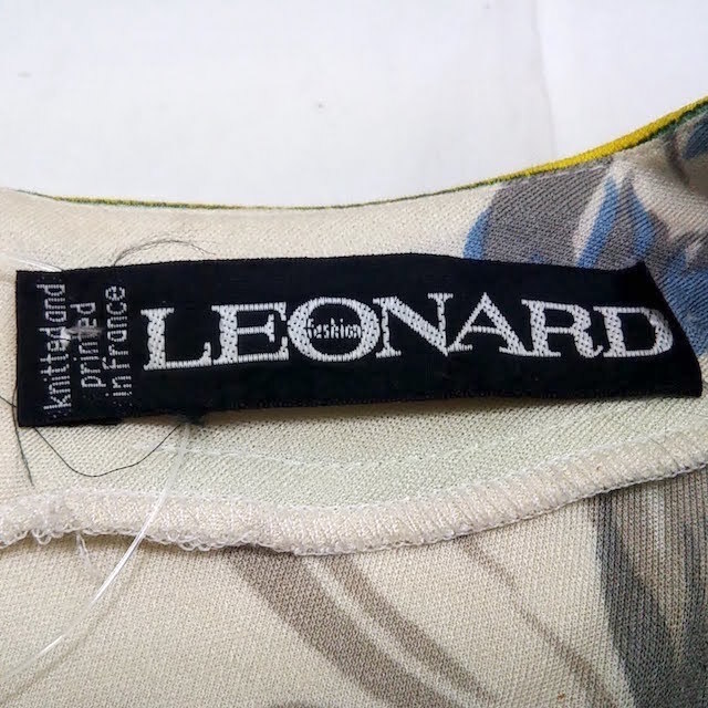 LEONARD(レオナール)のレオナール 長袖カットソー サイズ9R - レディースのトップス(カットソー(長袖/七分))の商品写真