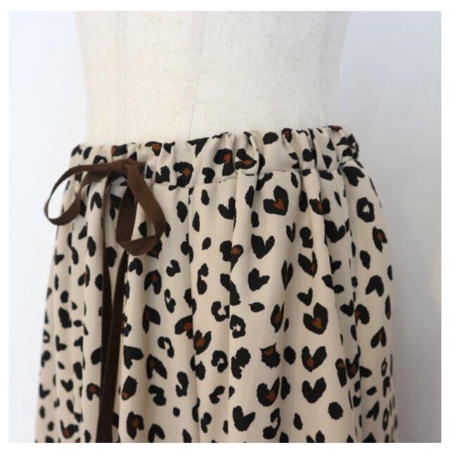 Heart leopard flare skirt   BayBee レディースのスカート(ロングスカート)の商品写真