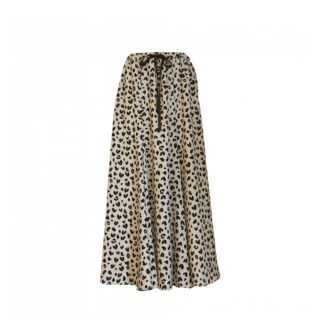 Heart leopard flare skirt   BayBee(ロングスカート)