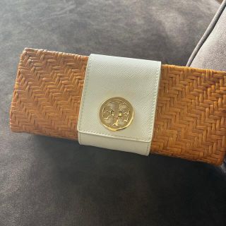 トリーバーチ(Tory Burch)のトリーバーチ　クラッチバック　ホワイト(クラッチバッグ)