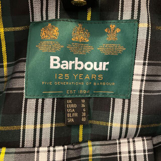Barbourジャケットレディース　125周年限定品　取り外しインナー付き