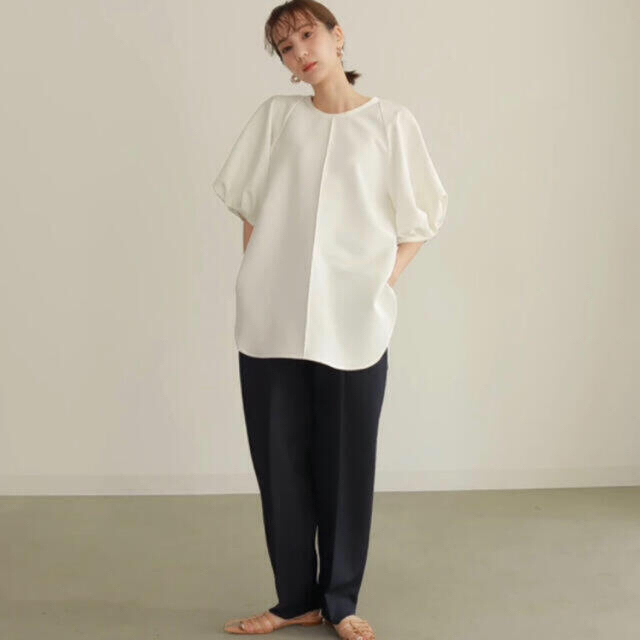 トップスlouren paff sleeve over blouse