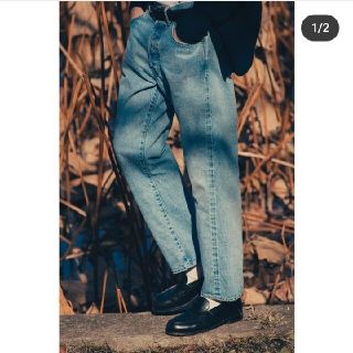 コモリ(COMOLI)の完売 a.presse Washed Denim Pants デニム 21aw(デニム/ジーンズ)