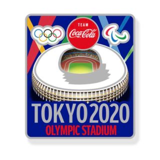 コカコーラ(コカ・コーラ)の新品未開封　コカコーラ　オリンピックスタジアムピン　東京2020ピンバッジ (バッジ/ピンバッジ)