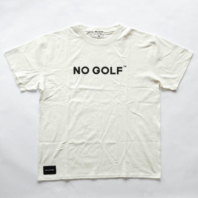 ノーコーヒー　クラブハウス　ゴルフ   Tシャツ　サイズＬ　ホワイト