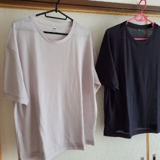 ユニクロ(UNIQLO)のユニクロシアーTシャツ2点セット(Tシャツ(半袖/袖なし))