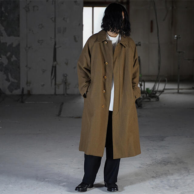 COMOLI - COMOLI 20AW リネンウールバルカラーコート size1の通販 by