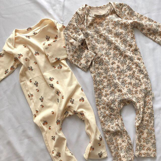 BABiESRUS(ベビーザラス)のfruits rompers　　ロンパース　70㎝　80㎝ キッズ/ベビー/マタニティのベビー服(~85cm)(ロンパース)の商品写真