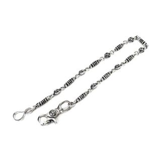 クロムハーツ(Chrome Hearts)のクロムハーツ■BRL/CRS LONG-Sバレルクロスボールウォレットチェーン(ウォレットチェーン)