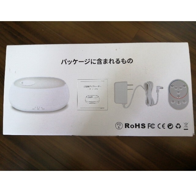 ディフューザー加湿器　ローズマリー10ml付 スマホ/家電/カメラの生活家電(加湿器/除湿機)の商品写真