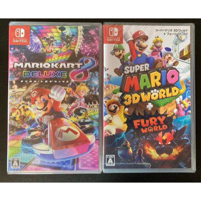 2台 ○スーパーマリオ 3Dワールド ○マリオカート8 Switchソフト | www