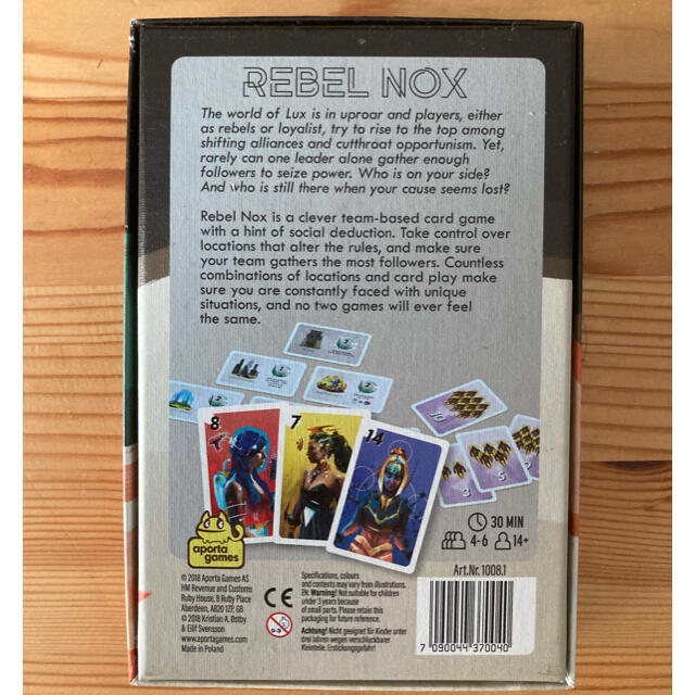 REBELNOX_ボードゲーム エンタメ/ホビーのテーブルゲーム/ホビー(その他)の商品写真