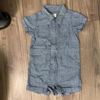 ギャップキッズ(GAP Kids)のベビーギャップ　つなぎロンパース　90(ロンパース)