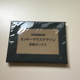ミッキーマウス(ミッキーマウス)のInRed2021年8月号付録ミッキーマウスデザイン収納ボックス(小物入れ)