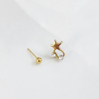 Retro ＊ shooting star pierce set(ピアス)