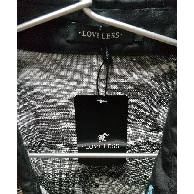 LOVELESS(ラブレス)の【新品タグ付】LOVELESS メンズ Mサイズ ポロシャツブラック メンズのトップス(ポロシャツ)の商品写真