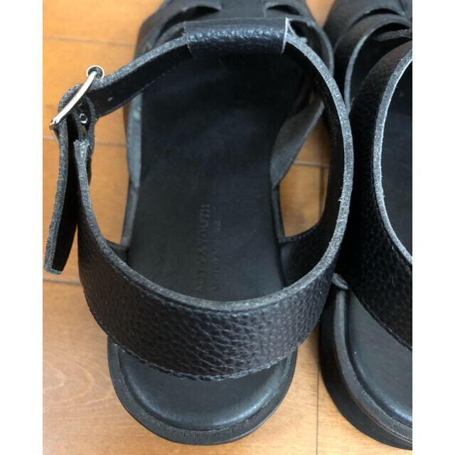 UNITED ARROWS(ユナイテッドアローズ)の（値下げ）ユナイテッドアローズB&Y グルカサンダル 黒 7 25.0 メンズの靴/シューズ(サンダル)の商品写真