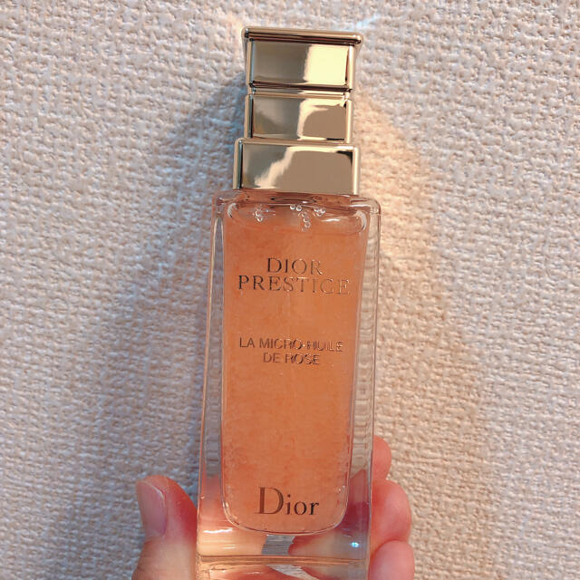 Dior(ディオール)のお値下げ☆ディオール　プレステージユイルドローズ(50ml) コスメ/美容のスキンケア/基礎化粧品(美容液)の商品写真