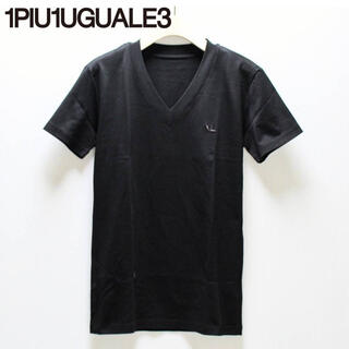 ウノピゥウノウグァーレトレ(1piu1uguale3)の《1PIU1UGUALE3》新品 上質素材 半袖Tシャツ カットソー 4(M) (Tシャツ/カットソー(半袖/袖なし))