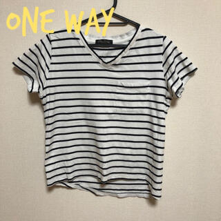 ワンウェイ(one*way)のoneway Tシャツ　カットソー　トップス  半袖(Tシャツ(半袖/袖なし))