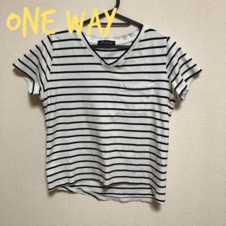 ワンウェイ(one*way)のoneway Tシャツ　カットソー　トップス  半袖(Tシャツ(半袖/袖なし))