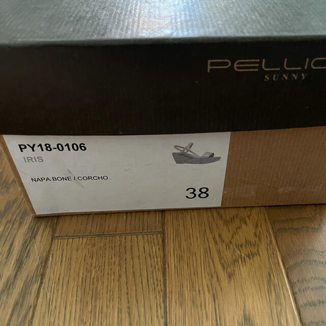 PELLICO(ペリーコ)のPELLICO SUNNY ウェッジサンダル 38 新品未使用 レディースの靴/シューズ(サンダル)の商品写真