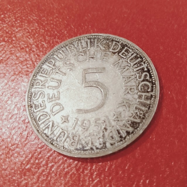ドイツ　5マルク銀貨　