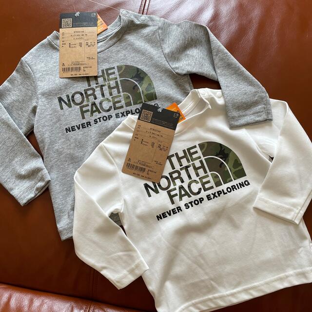 THE NORTH FACE(ザノースフェイス)の新品THE NORTH FACEベビーTeeセット キッズ/ベビー/マタニティのベビー服(~85cm)(Ｔシャツ)の商品写真