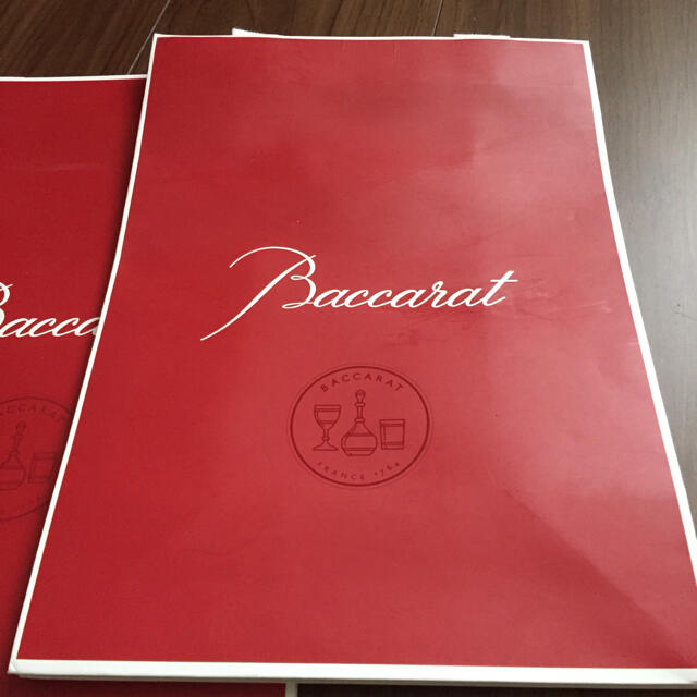 Baccarat(バカラ)のバカラ 紙袋 2枚セット レディースのバッグ(ショップ袋)の商品写真