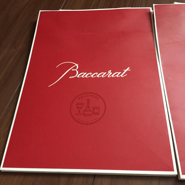 Baccarat(バカラ)のバカラ 紙袋 2枚セット レディースのバッグ(ショップ袋)の商品写真