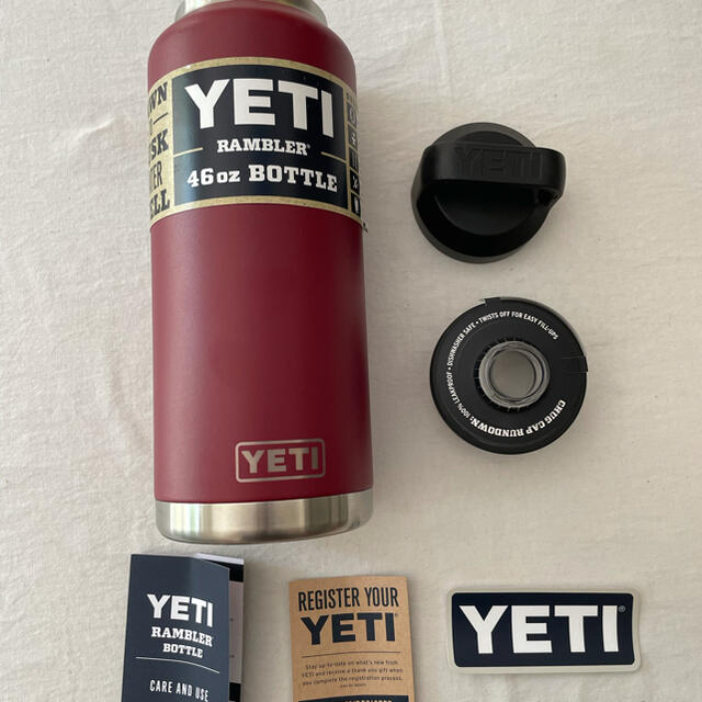 Yeti Rambler 18oz Bottle Harvest Red/ Chug Lid - Andy Thornal Company