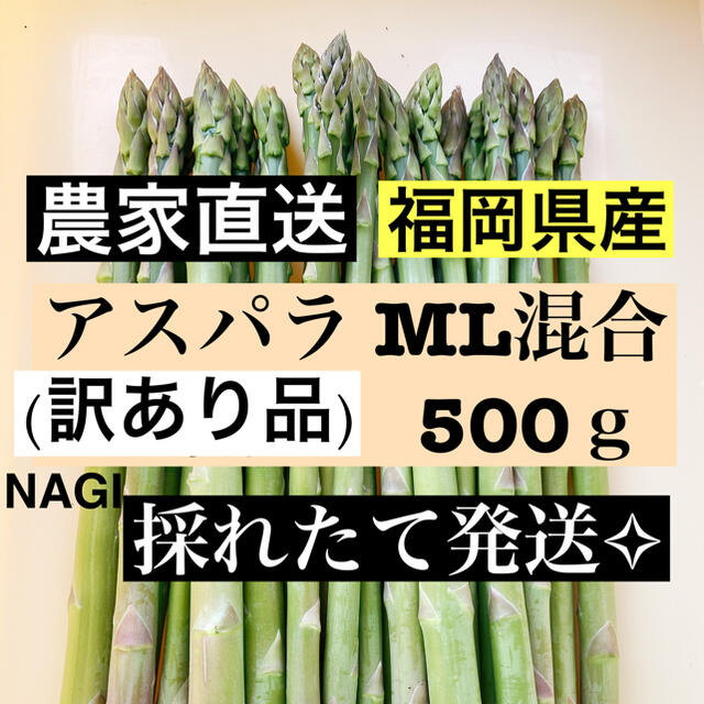 アスパラ MLサイズ(訳あり品)即購入OKです 食品/飲料/酒の食品(野菜)の商品写真