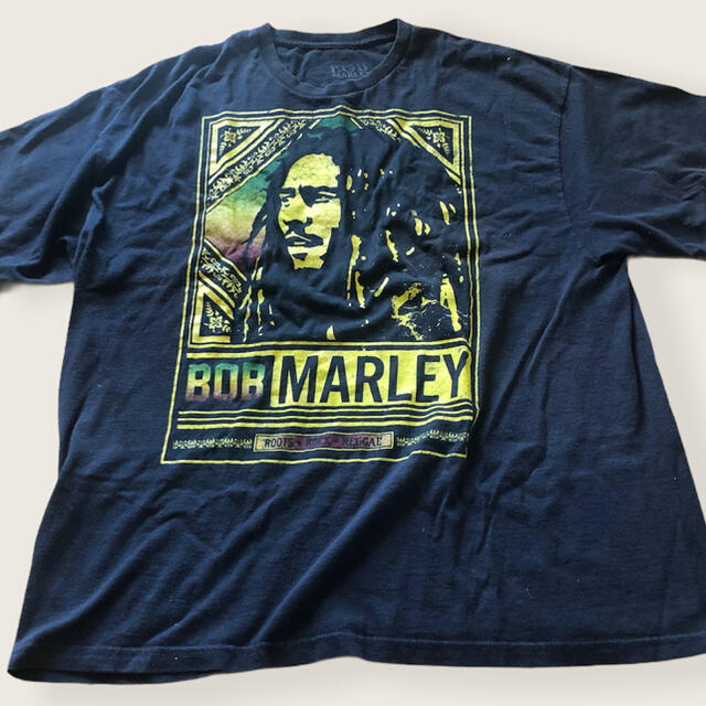 【BOB MARLEY】ヴィンテージ　Tシャツ　ブラック　希少2XL