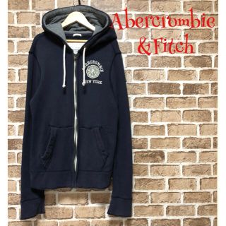 アバクロンビーアンドフィッチ(Abercrombie&Fitch)のAbercrombie&Fitch パーカー ネイビー〈S〉レディース トップス(パーカー)