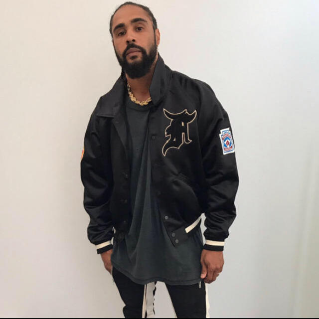 FEAR OF GOD(フィアオブゴッド)のFEAR OF GOD  Satin Baseball Jacket 値下げ不可 メンズのジャケット/アウター(スタジャン)の商品写真