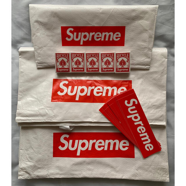 Supreme(シュプリーム)のエコバッグセット★Supreme シュプリーム エコバッグ トランプ ステッカー メンズのバッグ(エコバッグ)の商品写真