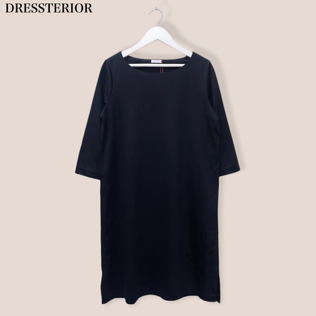 DRESSTERIOR(ドレステリア)の【DRESSTERIOR】ワンピース　ブラック　ドレステリア レディースのワンピース(ひざ丈ワンピース)の商品写真