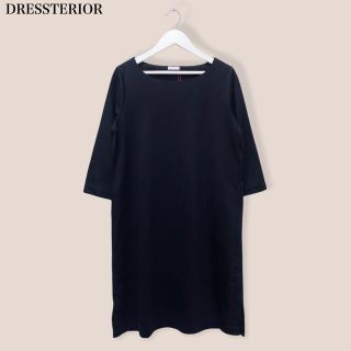 ドレステリア(DRESSTERIOR)の【DRESSTERIOR】ワンピース　ブラック　ドレステリア(ひざ丈ワンピース)