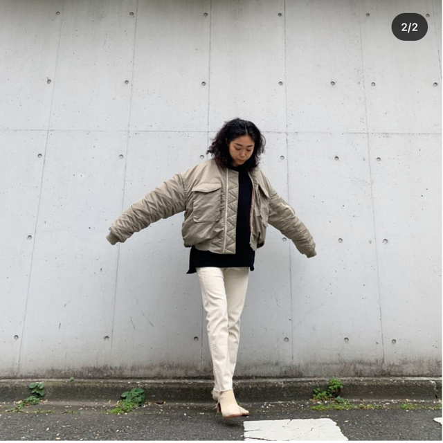 SeaRoomlynn BIGポケットMA-1 BLACK p4.org