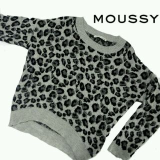 マウジー(moussy)のSALE未使用♥moussy レオパード柄ニット(ニット/セーター)