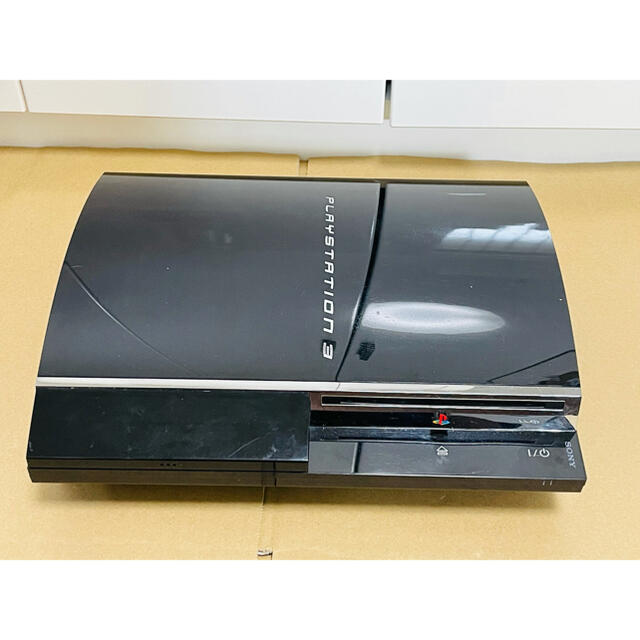 PlayStation3(プレイステーション3)のSONY PS3 60GB CECHA00 本体 初期型 PS2対応 ジャンク エンタメ/ホビーのゲームソフト/ゲーム機本体(家庭用ゲーム機本体)の商品写真