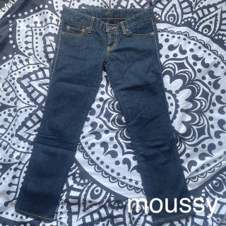 マウジー(moussy)のmoussyレア！ヴィンテージスキニーデニムパンツ アンクル丈 24 訳あり激安(デニム/ジーンズ)