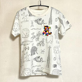 グラニフ(Design Tshirts Store graniph)の【graniph】グラニフ ぞうとエルマー Tシャツ 130cm(Tシャツ/カットソー)