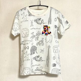 グラニフ(Design Tshirts Store graniph)の【graniph】グラニフ ぞうとエルマー Tシャツ 130cm(Tシャツ/カットソー)