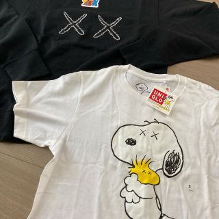 kaws UNIQLO 超レア　S Tシャツ　スウェット　未使用　タグ付き(Tシャツ/カットソー(半袖/袖なし))