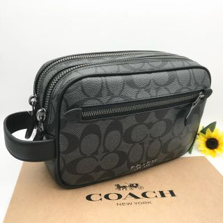 コーチ(COACH)のCOACH セカンドバッグ ★大人気★ ダブル ジップ シグネチャー 新品(セカンドバッグ/クラッチバッグ)