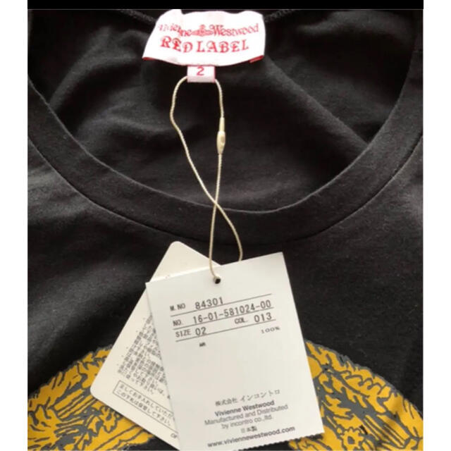 Vivienne Westwood(ヴィヴィアンウエストウッド)のVivienne Westwood バニーインフレームTシャツワンピース レディースのワンピース(ひざ丈ワンピース)の商品写真